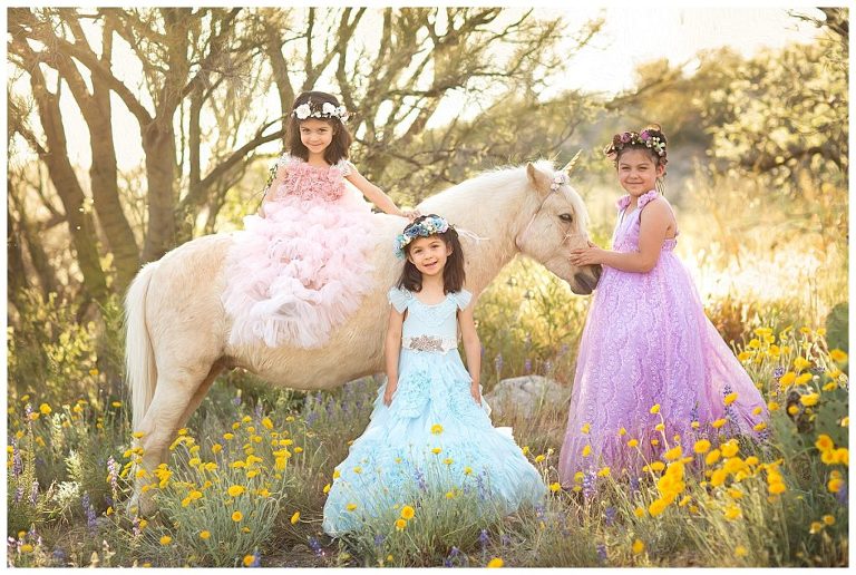 Sisters Unicorn Session Photography Sierra Vista Arizona