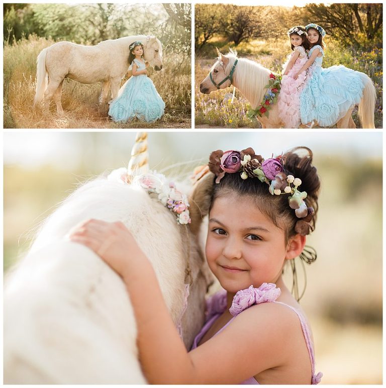 Twins Unicorn Photography Session