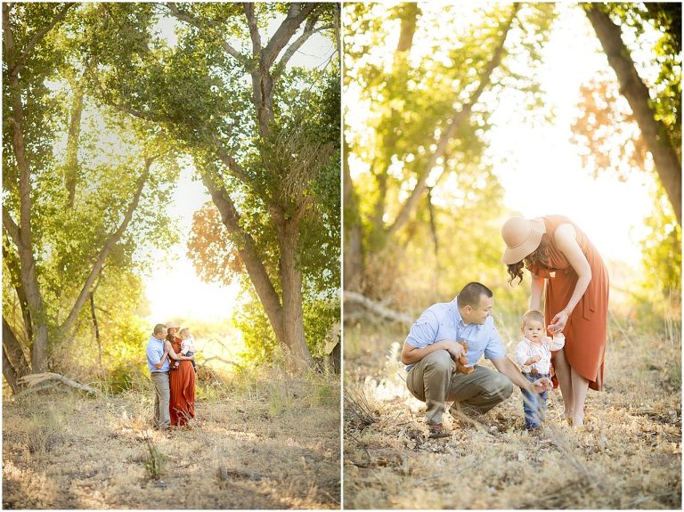 Early morning family photo session in Sierra Vista Arizona with Hannah Whaley Photography.