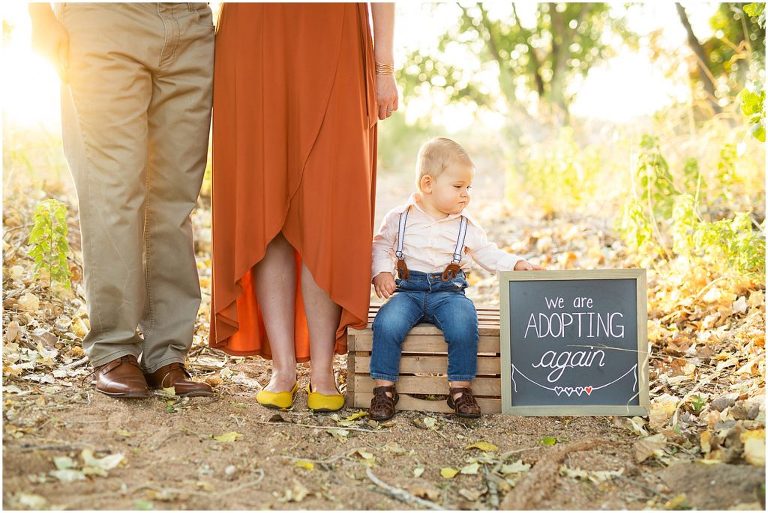 Family of three early morning family photo session in Sierra Vista Arizona with Hannah Whaley Photography.