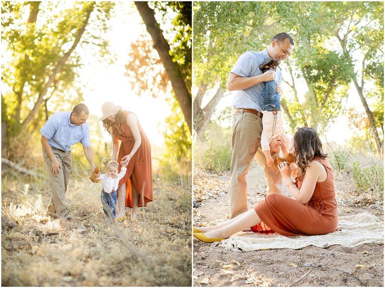 Early morning family photo session in Sierra Vista Arizona with Hannah Whaley Photography.